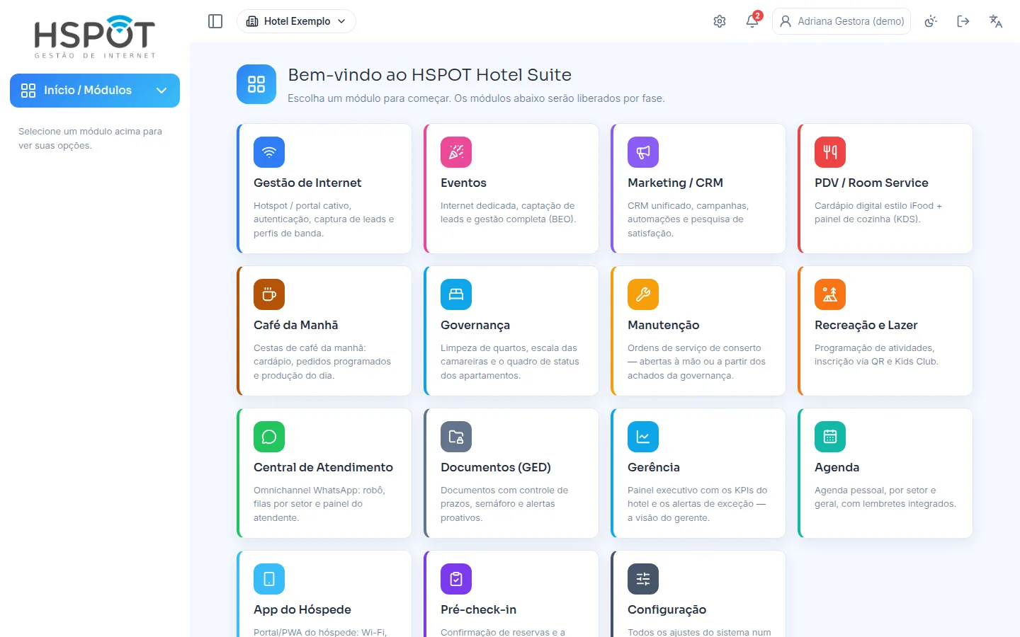 HSPOT Hotel Suite: a plataforma completa com todos os módulos